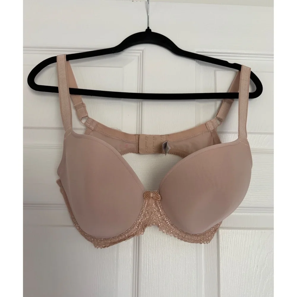 Wacoal Awareness Underwire Bra 85567 Beige Nude Lace Trim 38DD